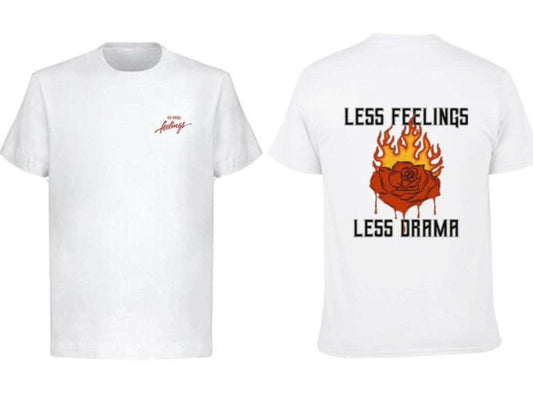 No Hard Feelings Less Feelings Less Drama classic graphic Tshirt